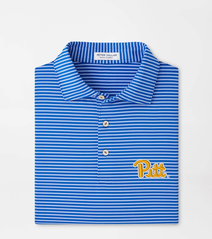 Pittsburgh Tiebreaker Performance Jersey Stripe Polo