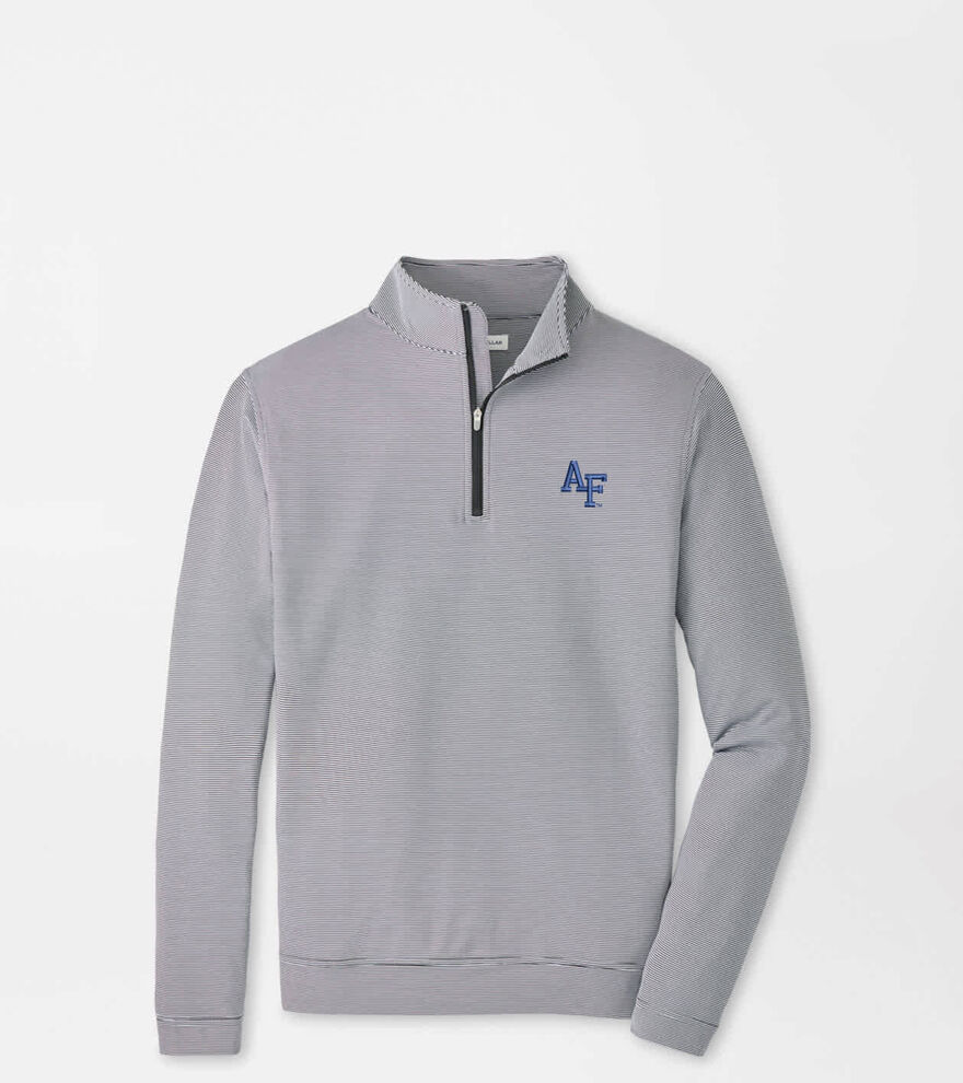 Air Force Academy Perth Sugar Stripe Performance Quarter-Zip