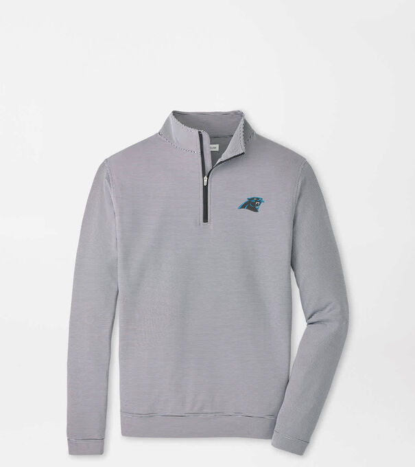 Carolina Panthers Perth Sugar Stripe Performance Quarter-Zip