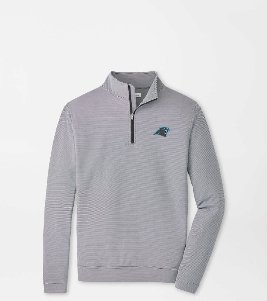 Carolina Panthers Perth Sugar Stripe Performance Quarter-Zip image number 1