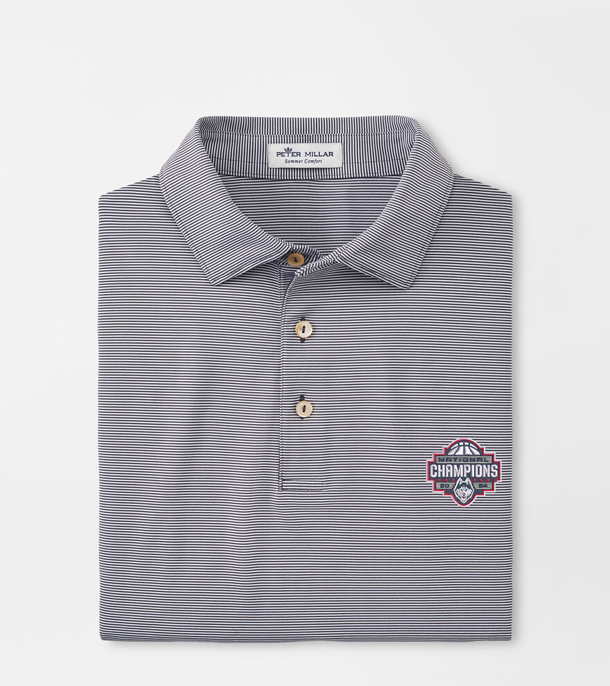 UConn National Champion Jubilee Stripe Performance Polo Men's