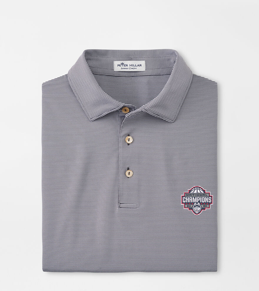UConn National Champion Jubilee Stripe Performance Polo image number 1