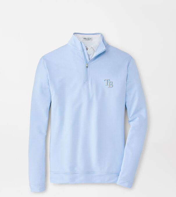 Tampa Bay Rays Perth Sugar Stripe Performance Quarter-Zip