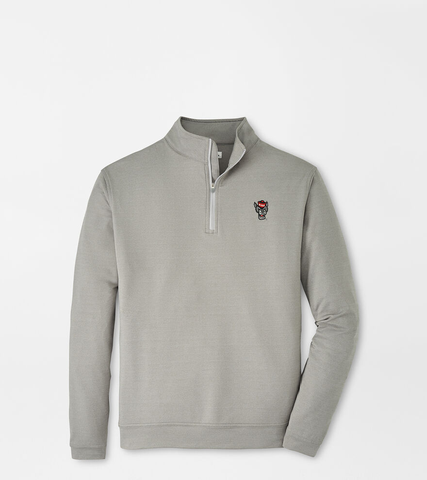 NC State Wolf Head Perth Mélange Performance Quarter-Zip image number 1