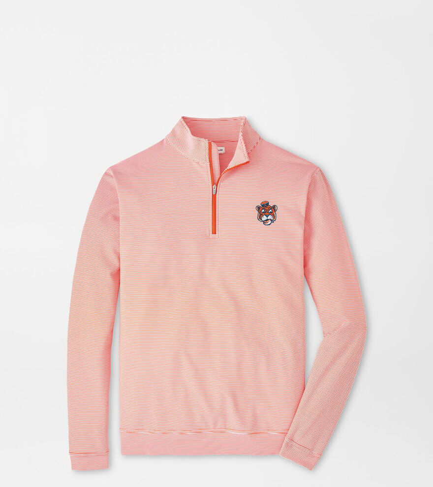 Auburn Vault Perth Mini-Stripe Performance Quarter-Zip image number 1