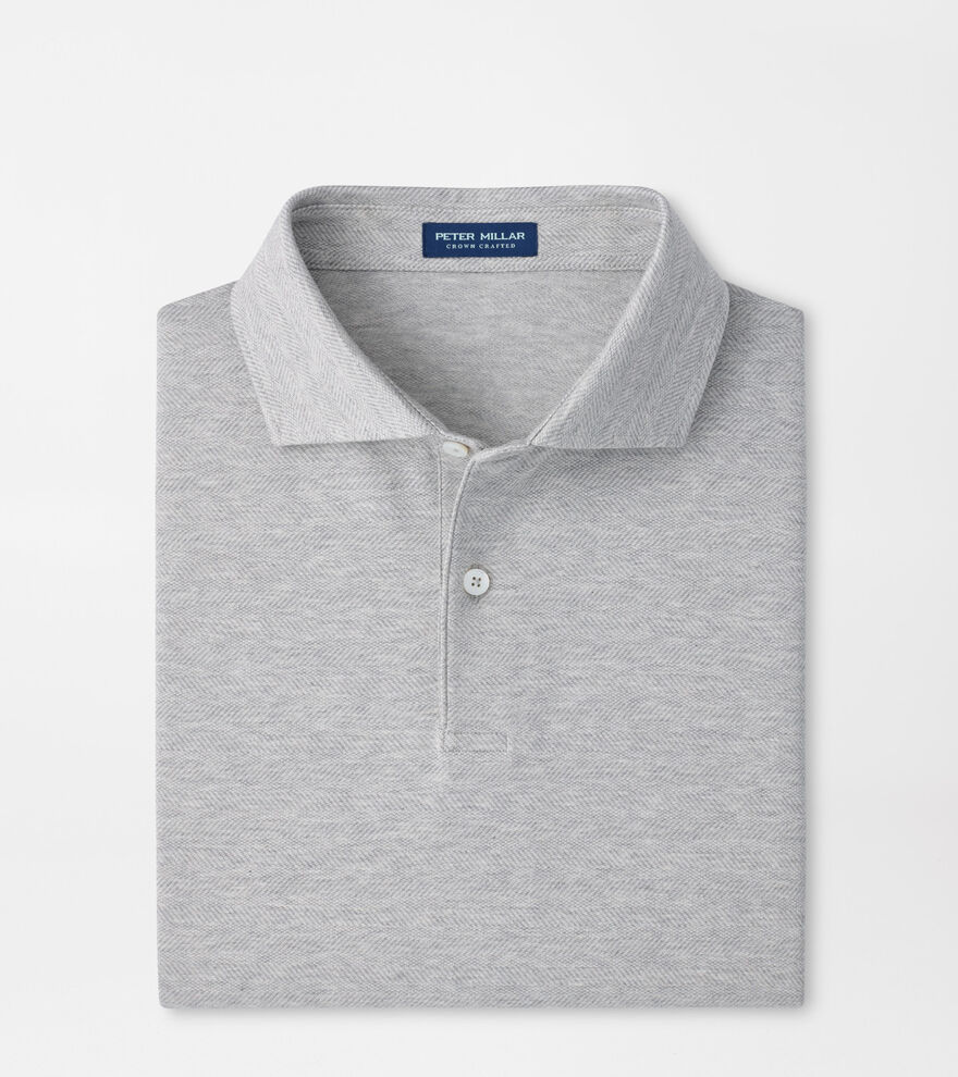 Excursionist Flex Herringbone Knit Polo image number 1