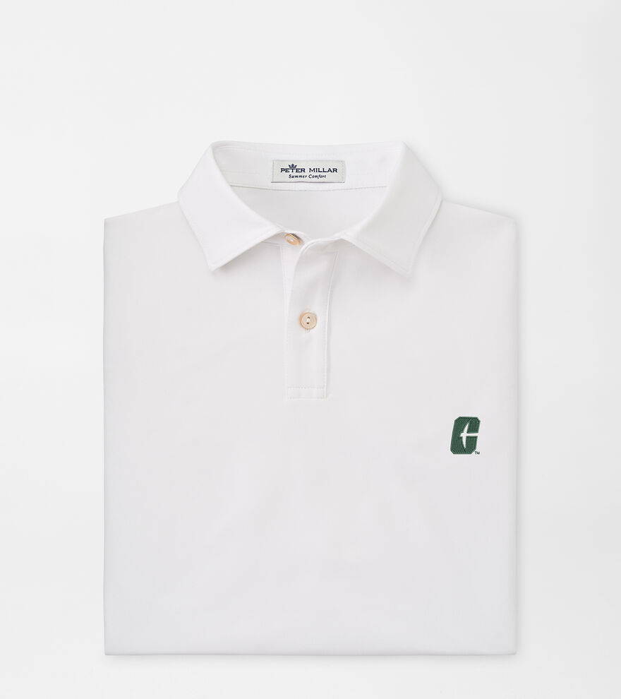 UNC Charlotte Solid Youth Performance Jersey Polo image number 1