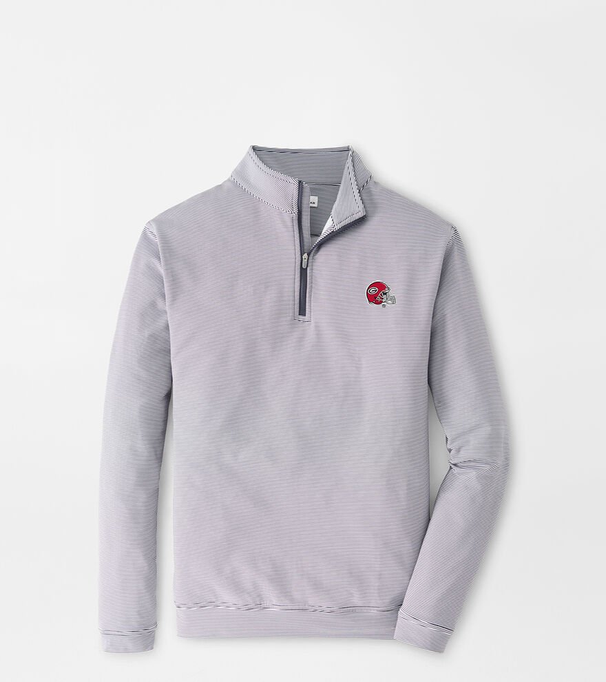 Georgia Helmet Perth Sugar Stripe Performance Quarter-Zip image number 1