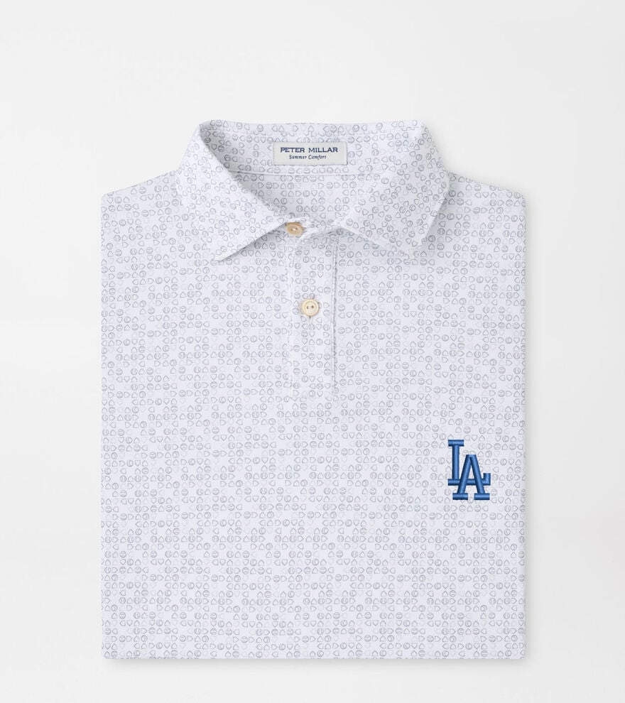 Los Angeles Dodgers Bases Loaded Youth Performance Jersey Polo image number 1