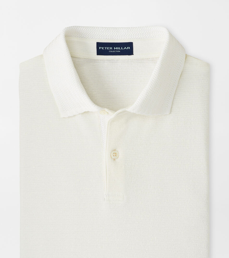 Villa Linen-Blend Polo image number 1