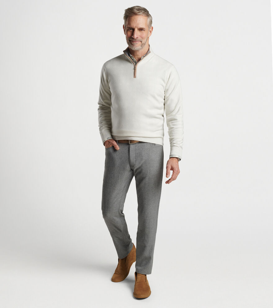 Artisan Crafted Cashmere Flex Quarter-Zip image number 2