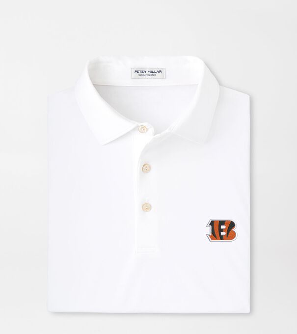 Cincinnati Bengals Solid Performance Jersey Polo