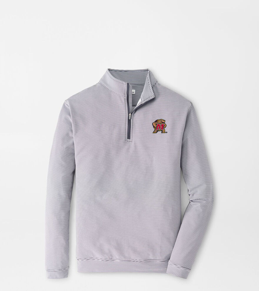 Maryland Terrapins Perth Mini-Stripe Performance Pullover image number 2