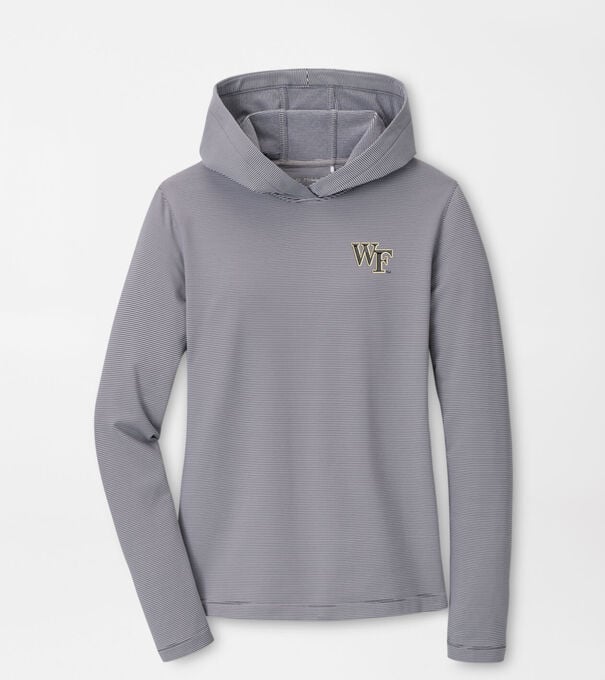 Wake Forest Women's Pine Sugar Stripe Performance Hoodie