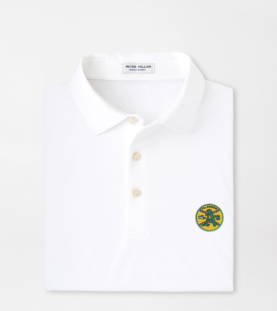Cooperstown Athletics Solid Performance Jersey Polo