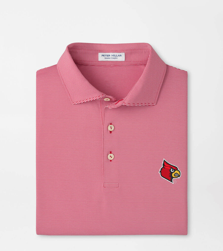Louisville Jubilee Stripe Performance Polo