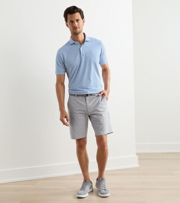 Surge Linen-Blend Performance Short