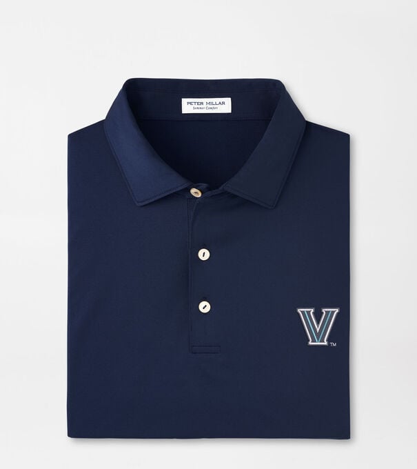 Villanova Solid Performance Jersey Polo