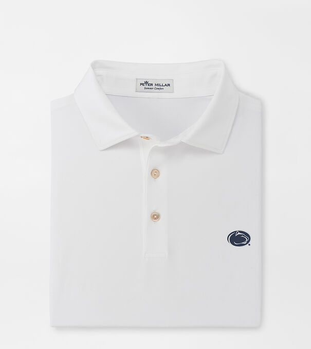 Penn State Solid Performance Jersey Polo (Sean Self Collar)