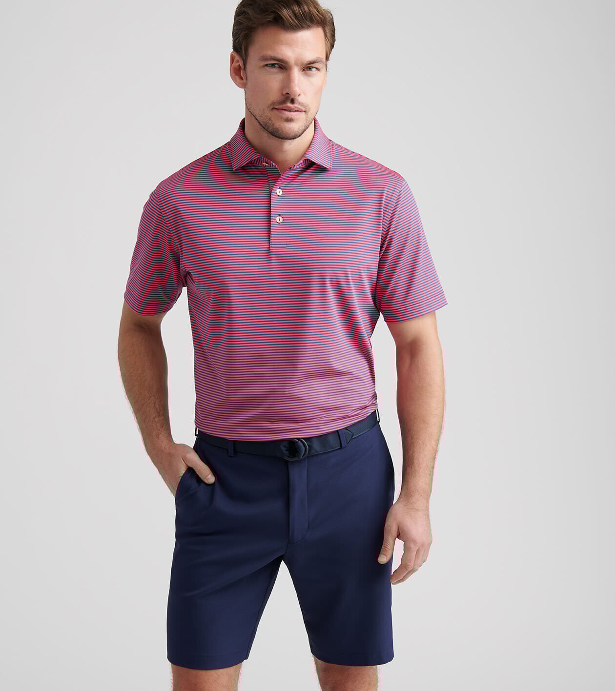 Hales Performance Jersey Polo | Men's Polos | Peter Millar