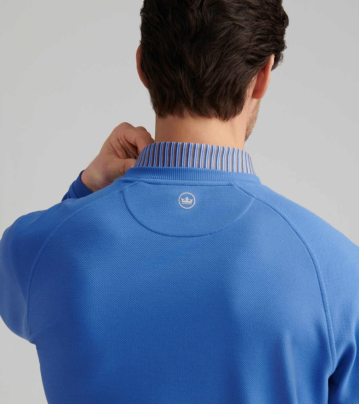 Cradle Piqué Performance Crewneck | Men's Pullovers | Peter Millar