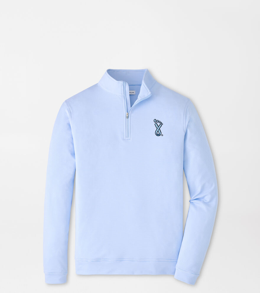 UNC Lineberger Cancer Center Perth Mini-Stripe Performance Pullover image number 1