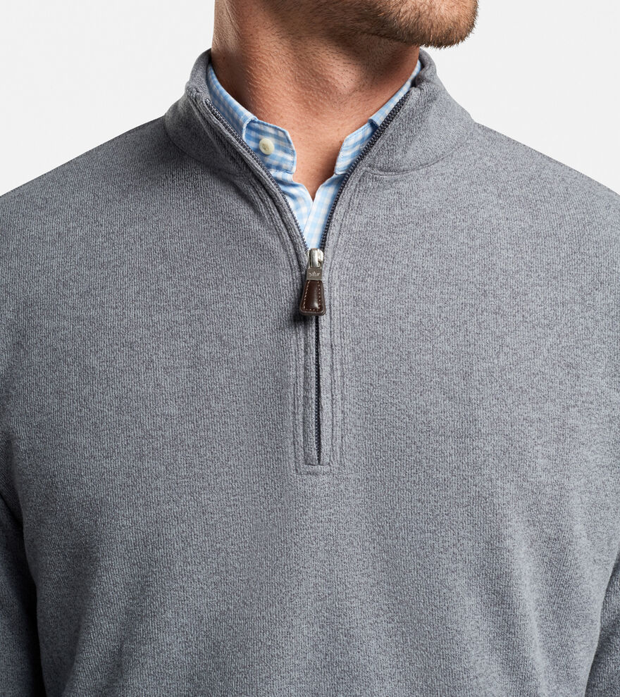Peter millar melange fleece quarter zip on sale