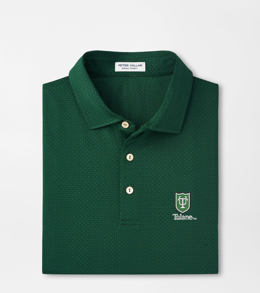 Tulane Tesseract Performance Jersey Polo image number 1