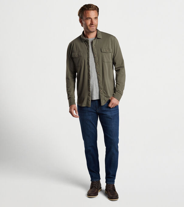 Lava Wash Snap Front Shirt