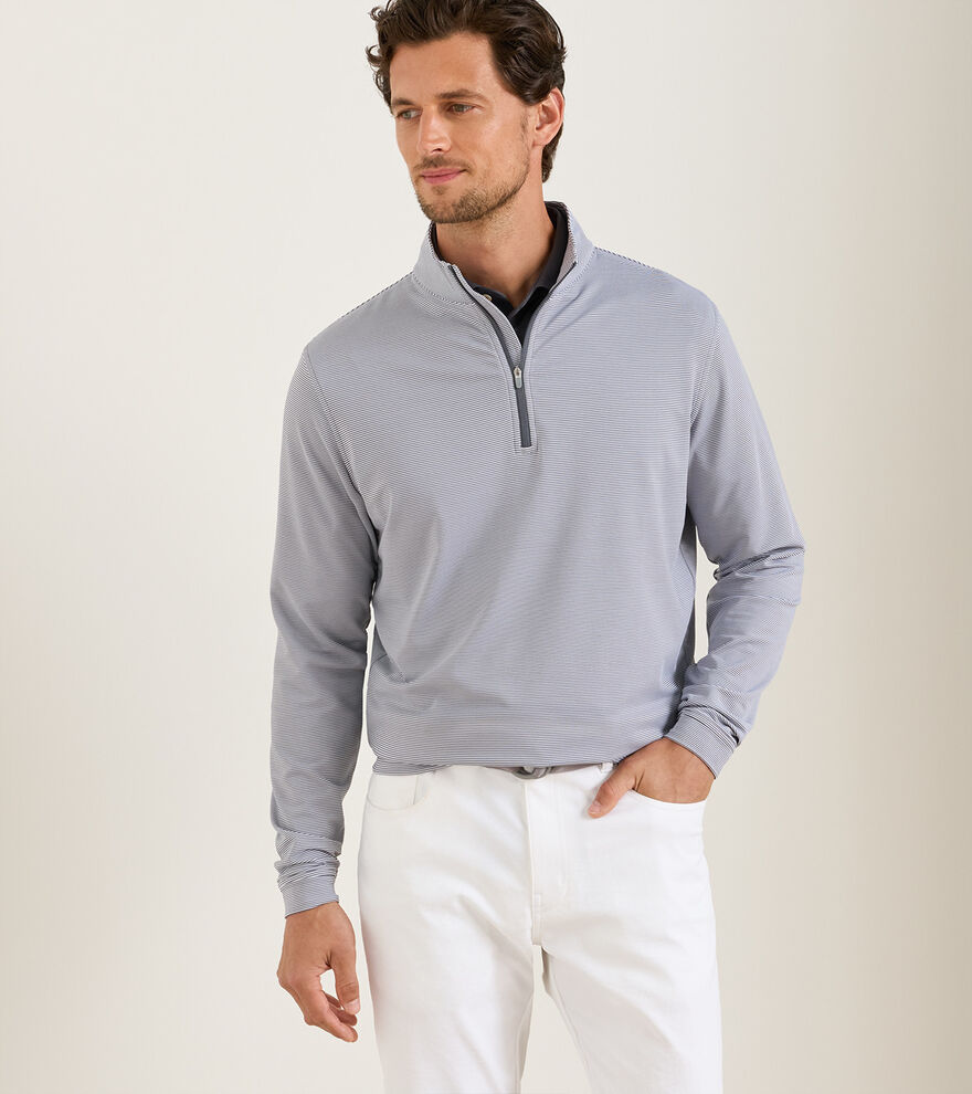 Perth Sugar Stripe Performance Quarter-Zip - Alternate Image 1