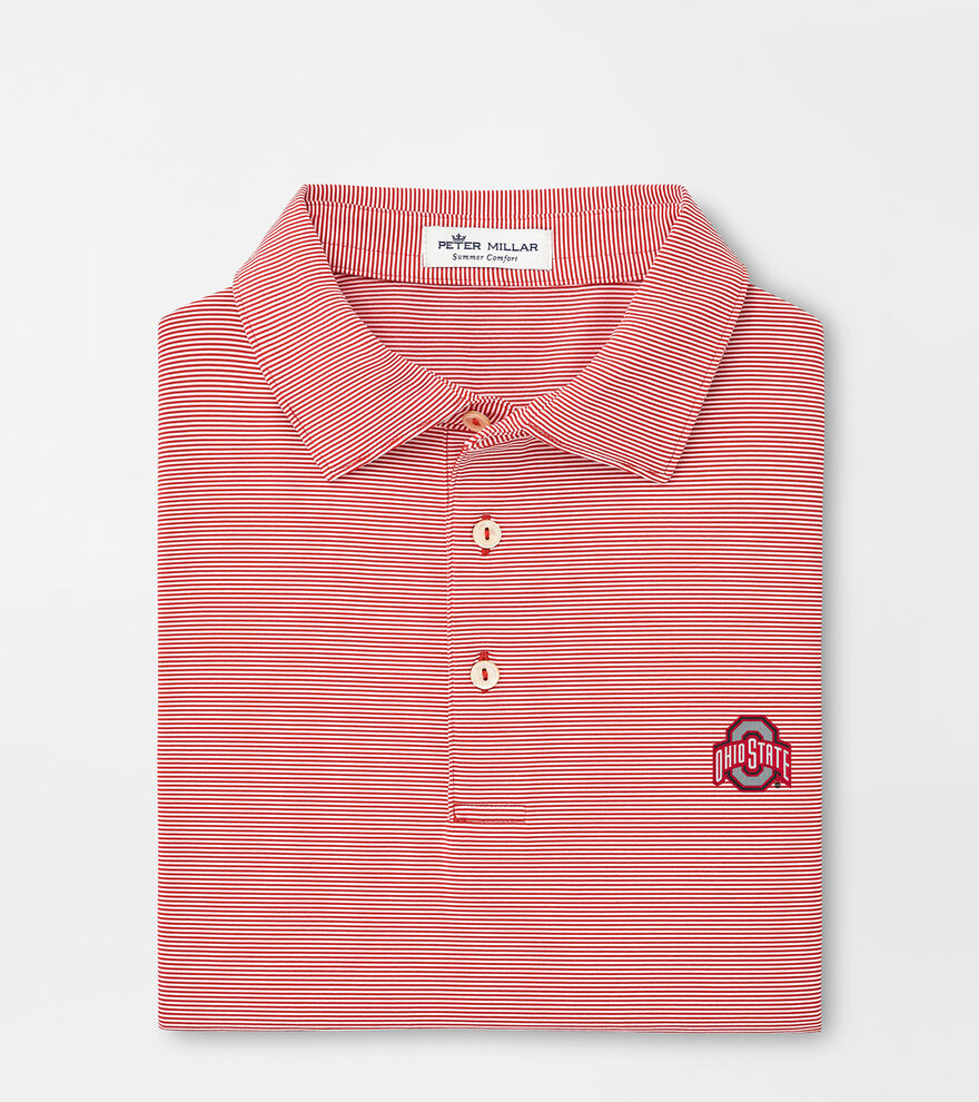 Ohio State Jubilee Stripe Performance Polo image number 1