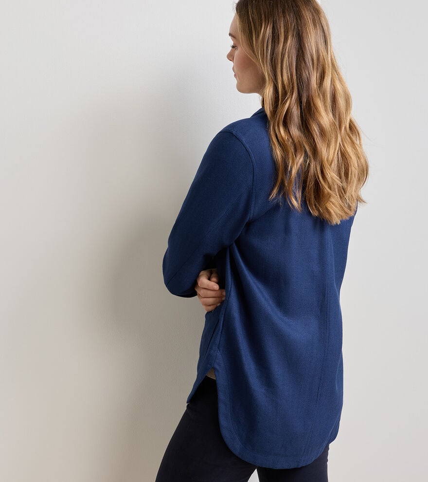 Annemaire Linen-Blend Chore Coat image number 3