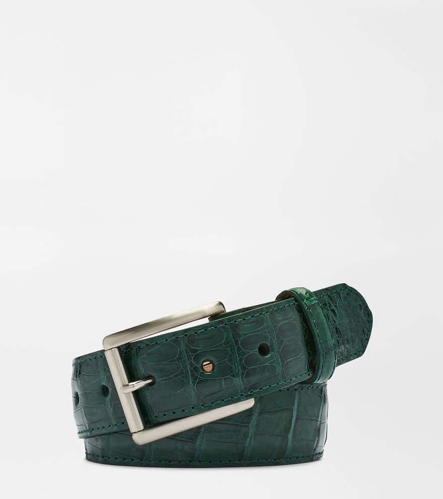 Matte Crocodile Belt image number 1