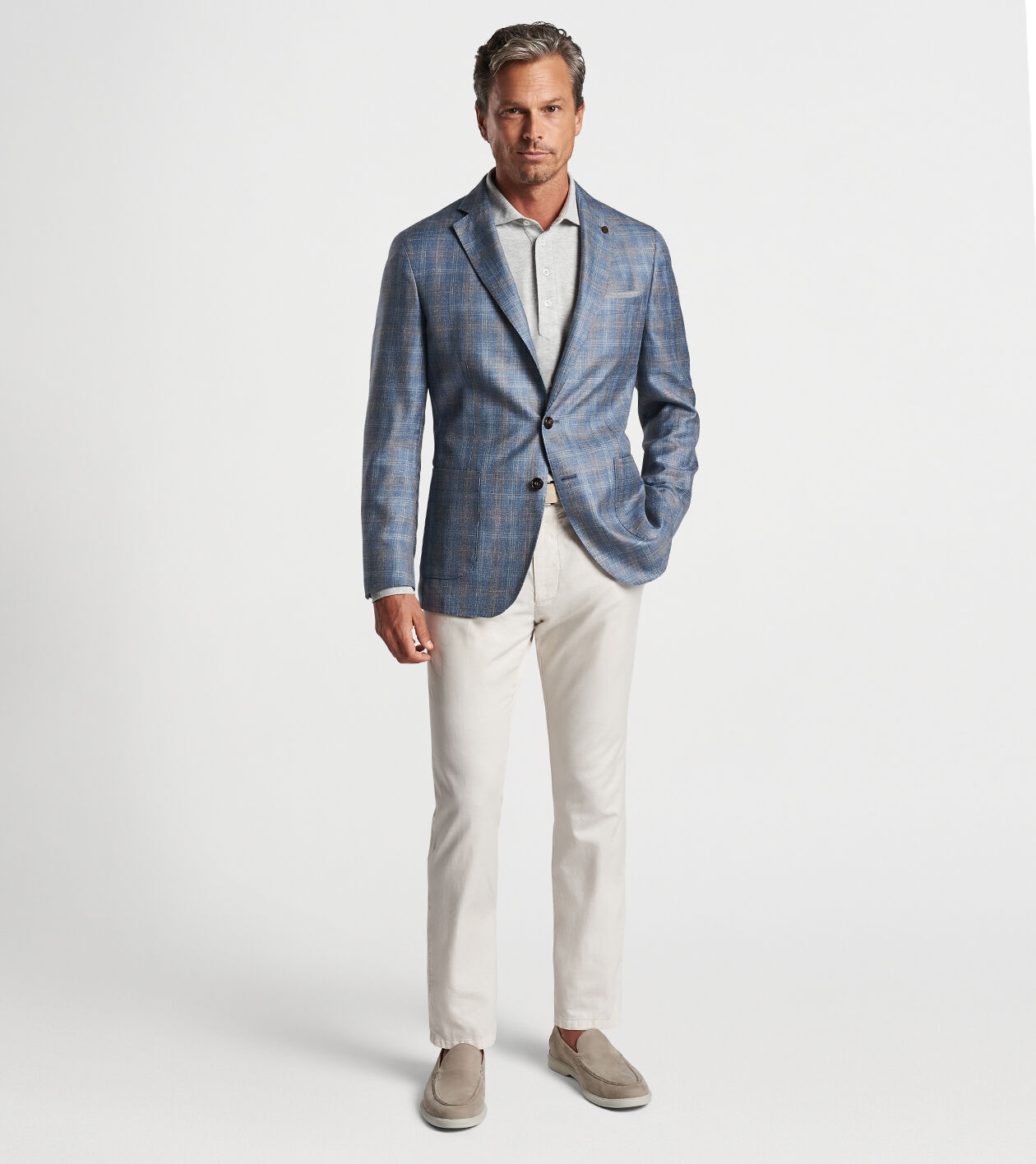 Light blue discount sport coat outfit