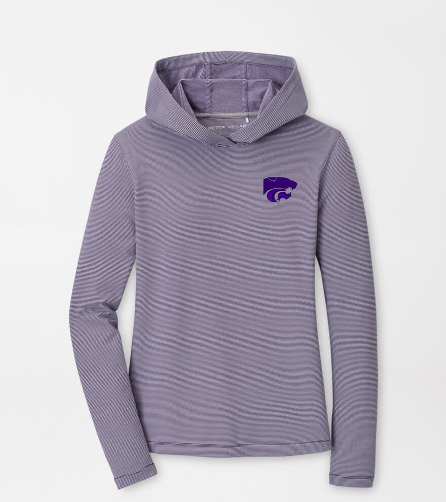 Kansas State Women's Pine Sugar Stripe Performance Hoodie image number 1