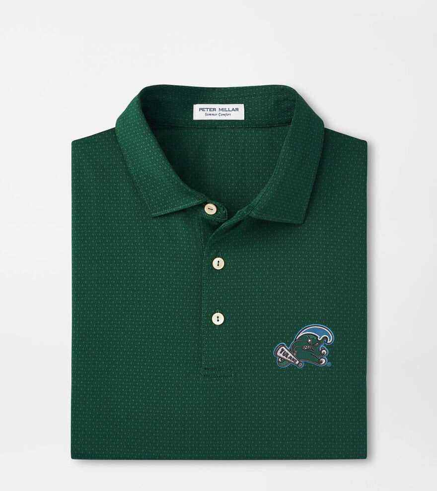 Tulane Green Wave Tesseract Performance Jersey Polo image number 1