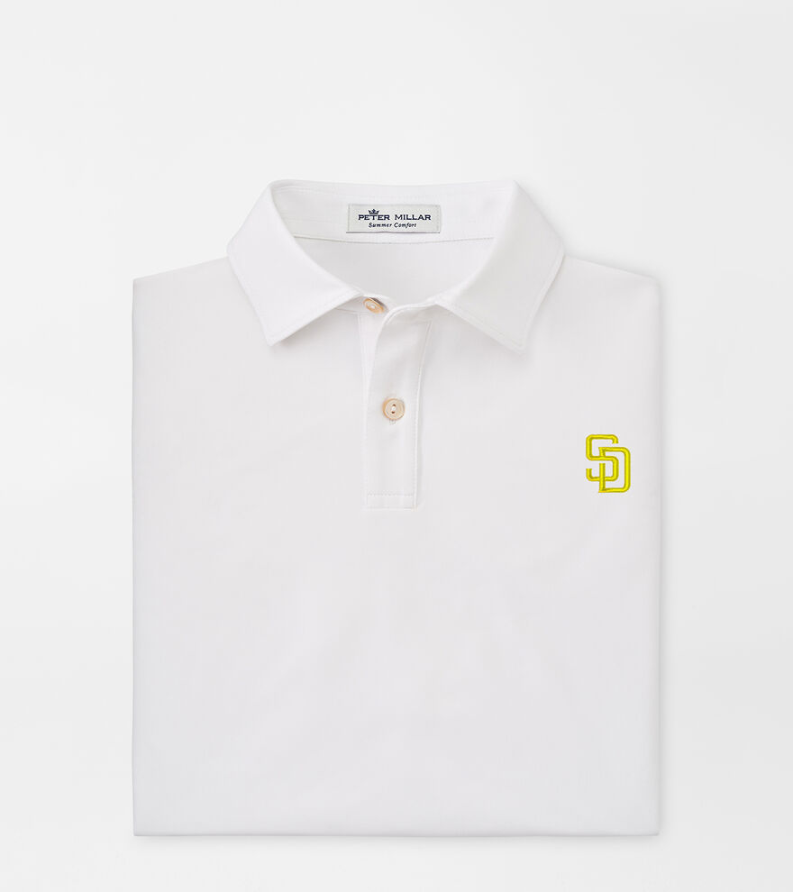 San Diego Padres Solid Youth Performance Jersey Polo image number 1