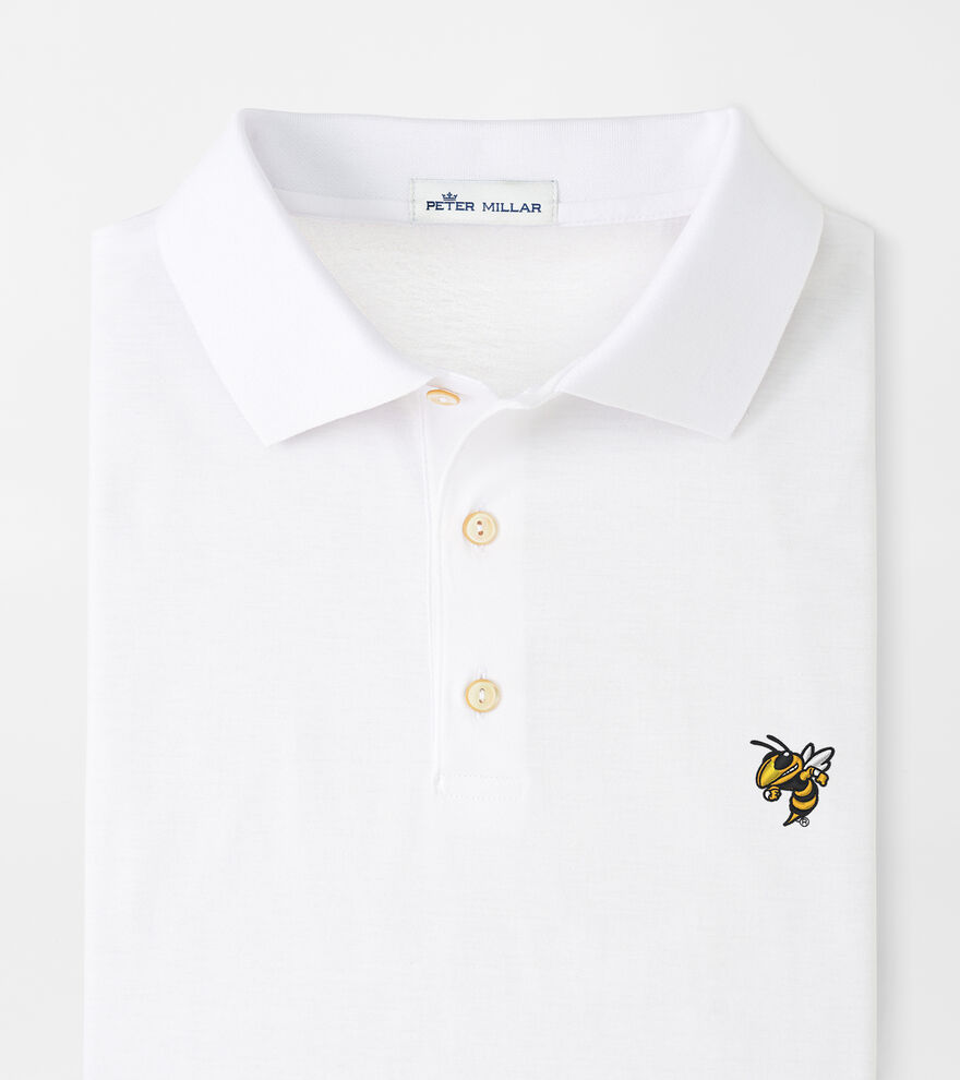 Georgia Tech Yellow Jacket Solid Cotton Polo image number 1