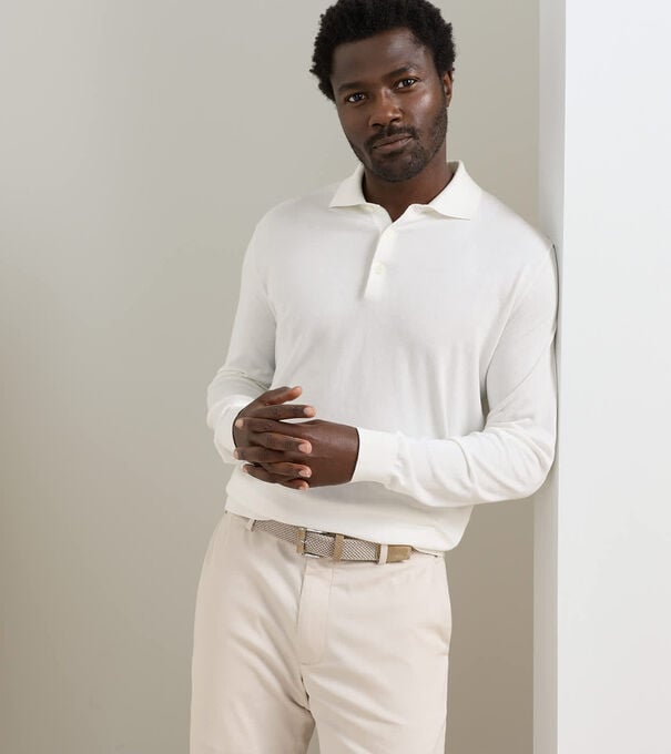Mariner Sea Island Cotton Sweater Polo