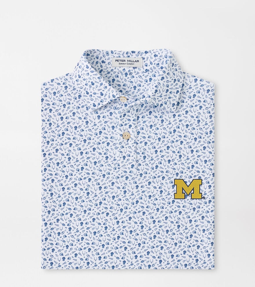 Michigan Kick Off Youth Performance Jersey Polo image number 1