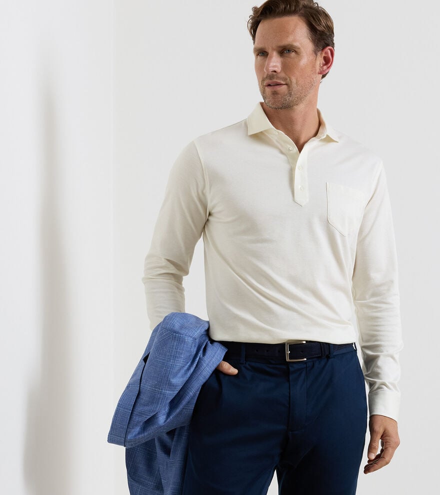 Landon Long-Sleeve Polo image number 2