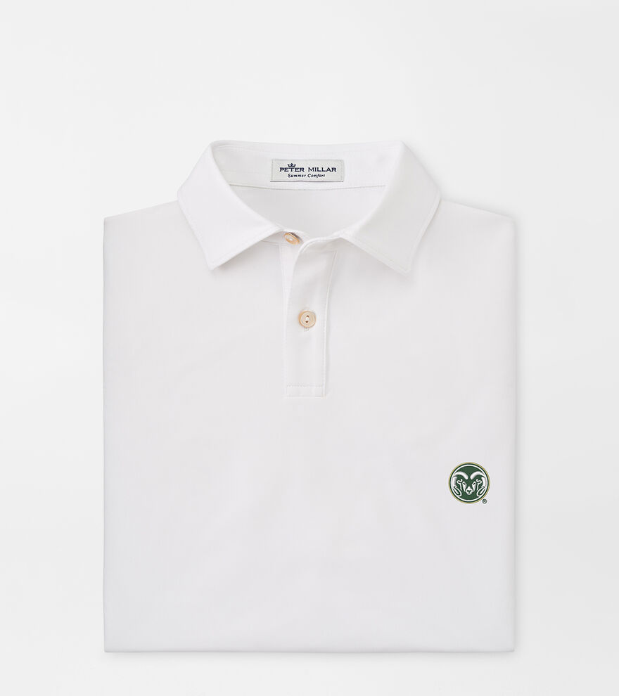 Colorado State Youth Solid Performance Jersey Polo image number 1
