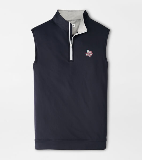 Texas Southern Galway Stretch Loop Terry Quarter-Zip Vest