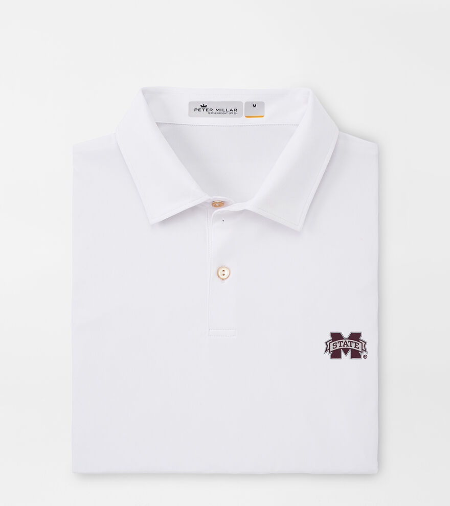 Mississippi State Featherweight Melange Polo image number 1