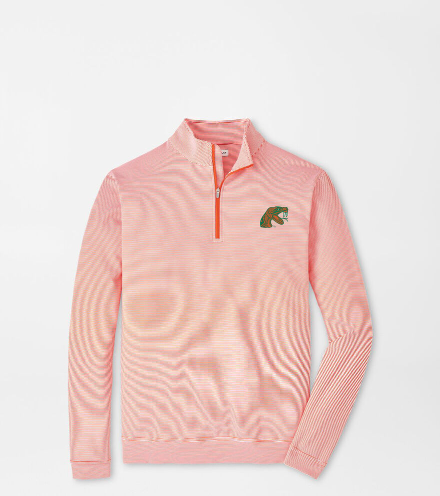 Florida A&M Perth Sugar Stripe Performance Quarter-Zip | Men's