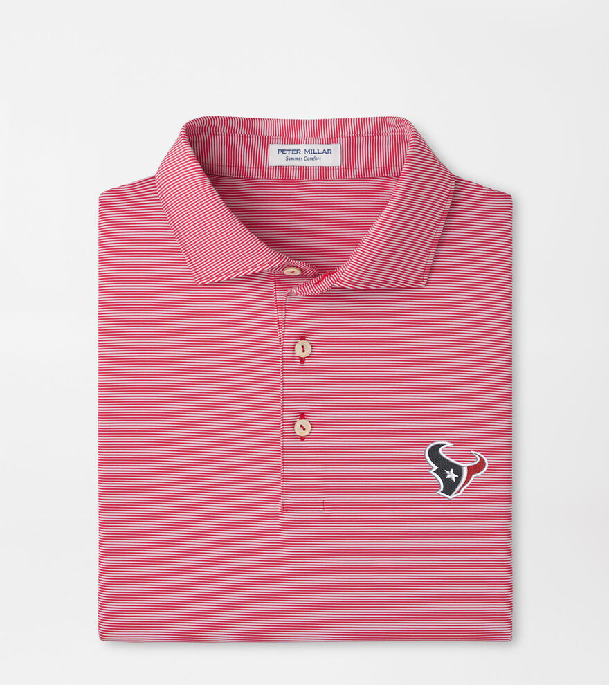 Houston Texans Jubilee Stripe Performance Polo image number 1