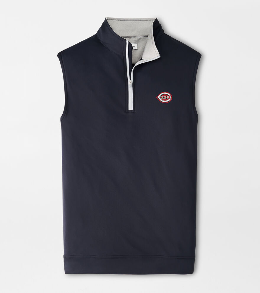 Cincinnati Reds Galway Performance Quarter-Zip Vest image number 1