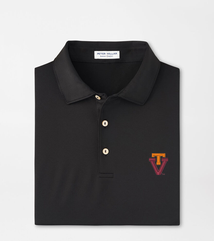 Virginia Tech Vault Solid Performance Jersey Polo image number 1