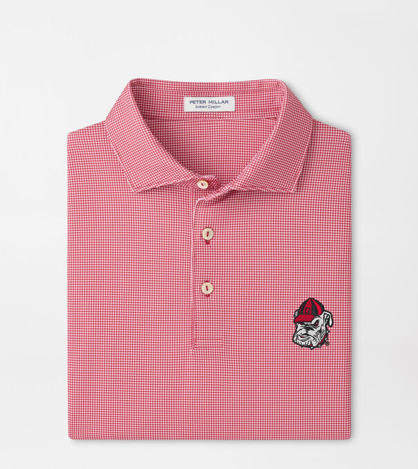Georgia Bulldog Border Performance Jersey Polo
