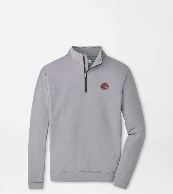 Boise State Perth Sugar Stripe Performance Quarter-Zip